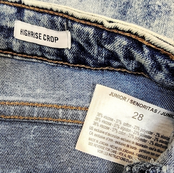 William Rast By Justine Timberlake & Tracy Ayala High Rise Crop Jeans - Picture 9 of 11